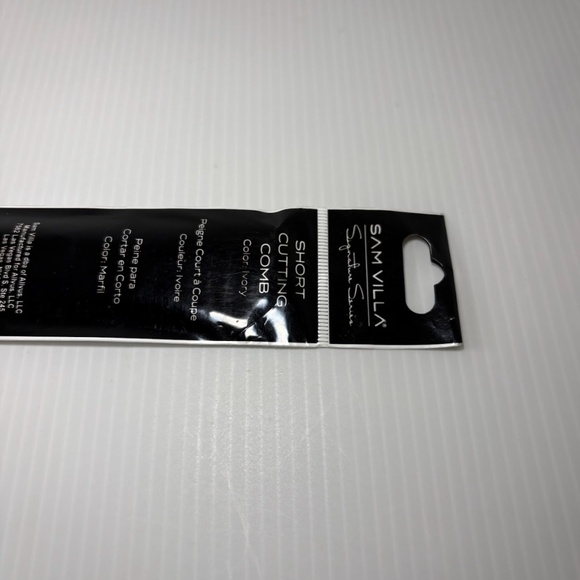 Sam Villa Signature Series Professional Short Cutting Comb Model 30015 Ivory NEW - Picture 4 of 5